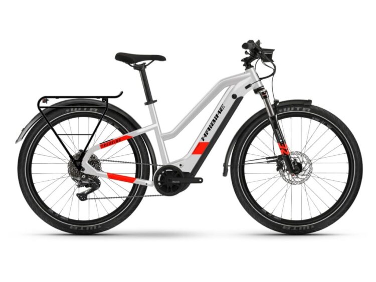 Bicicleta electrica de trekking Haibike Trekking 7 Low i630Wh Gray 2022