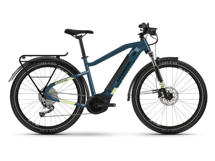 Bicicleta electrica de trekking Haibike Trekking 5 High i500Wh Bleu 2023