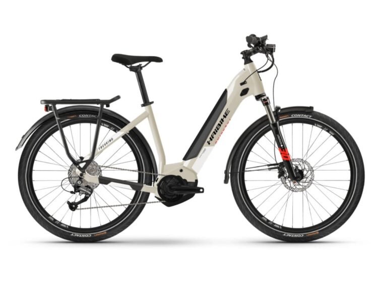 Bicicleta electrica de trekking Haibike Trekking 4 Low i500Wh Desert 2023