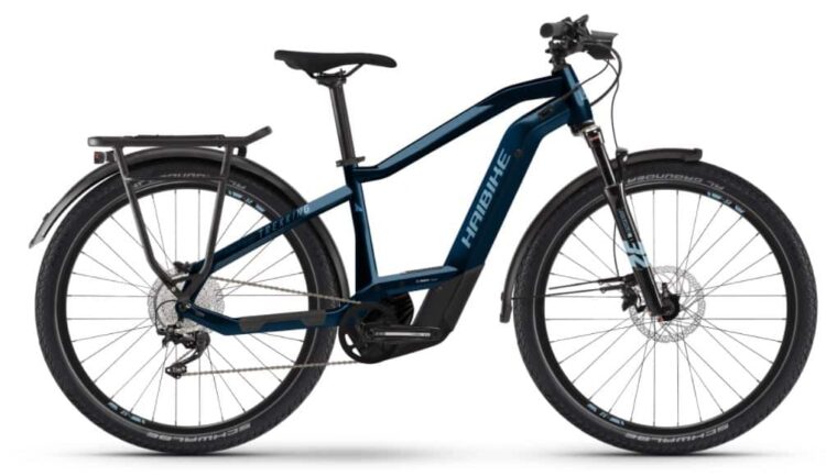 Bicicleta electrica de trekking Haibike Trekking 8 High i720Wh Blue 2023