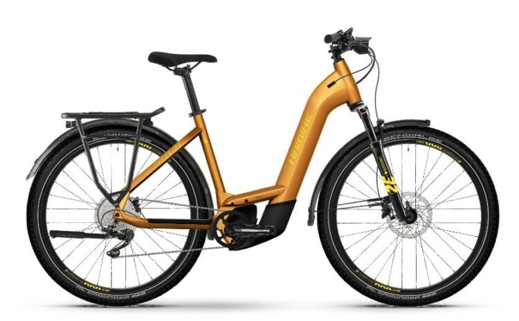 Bicicleta electrica de trekking Haibike Trekking 8 Low i720Wh Lava 2024