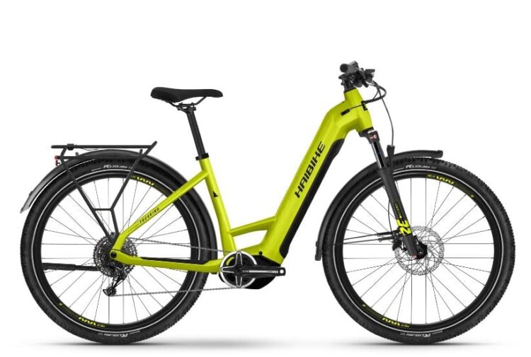 Bicicleta electrica de trekking Haibike Trekking 5 Low i720Wh Lime 2024